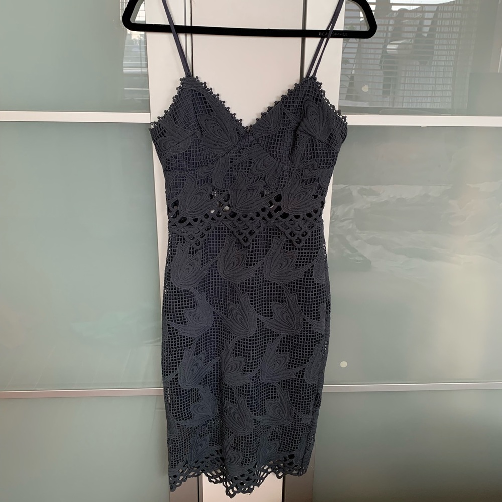 Aqua Lace Cami Dress